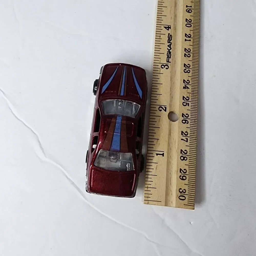 Vintage Summer Marz Karz Maroon Dark Red 8901 Die Cast Toy Car Vehicle